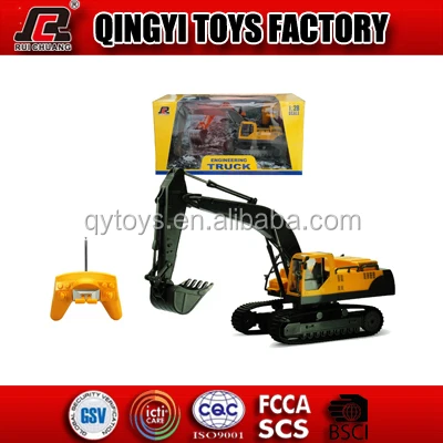HOT!! RC Car Model 1:28 8 channels rc excavator with best quanlity