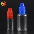 top quality plastic clear PET 30ml 10ml e liquid dropper bottle with printed label and box