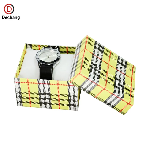 material packaging linen usb jewelery watch gift box for watch