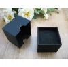 Manufacturer wholesale Luxury unique black jewelry Ring packaging paper boxes