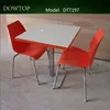 Professional Customized KFC and Mcdonalds fast food table restaurant table