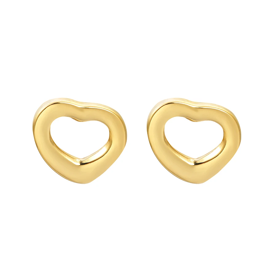 E-876 Xuping Jewelry 24K gold lovely heart shaped earrings for ladies, 24k gold color
E-876 Xuping Jewelry 24K gold lovely heart shaped earrings for ladies, 24k gold color