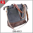 Factory wholesale custom Baby diaper bag leather canvas mommy tote bag