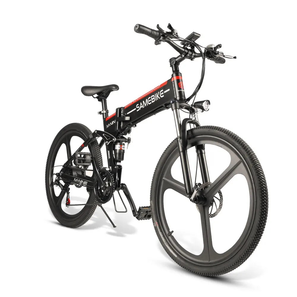 21 hız elektrikli bisiklet 48 V 350 W katlanabilir elektrikli bisiklet lityum pil elektrikli bisiklet