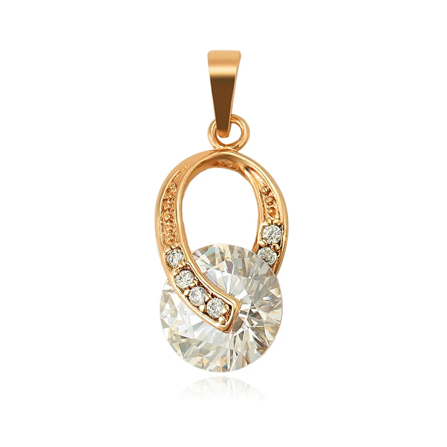 34477 xuping latest style 18k gold plated elegant simple crystal pendant designs for women
34477 xuping latest style 18k gold plated elegant simple crystal pendant designs for women