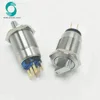 19mm 3 Position 2NO2NC Waterproof Stainless Steel Latching Metal Rotary Selector Switch