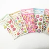3D Customized colorful Bubble stickers puffy sticker for kids.