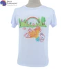 Custom Color soft fabric cut and sew jersey O neck sportswear white tshirt with customization