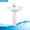 Hot sale! Middle East style Bathroom sanitary ware wash sink 2pcs pedestal basin