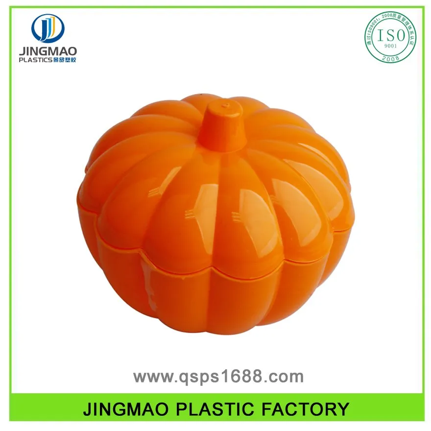 2016 New Design! Pumpkin shaped bowl lightweight pp cutlery set