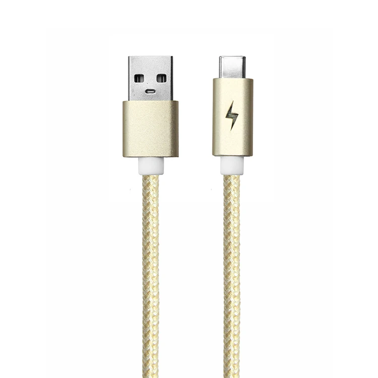 Data and charger High Speed Standard USB 2.0 A Male to type C cable with customized logo