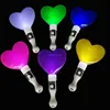 colorful heart shape led light stick superstar concert led flashing heart stick led light wand