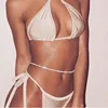 Women Sexy Simple Design Bikini Beach Body Chain Jewelry Rhinestone Belly Waist Chain