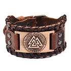 Custom metal embossed logo nameplate leather bracelet for men women,,metal ancient symbol charm leather bracelet