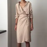 Women New Autumn Kimono Dress Long sleeve V-neck Solid color Irregular Bag Hip Cotton Linen Casual Dresses
Women New Autumn Kimono Dress Long sleeve V-neck Solid color Irregular Bag Hip Cotton Linen Casual Dresses