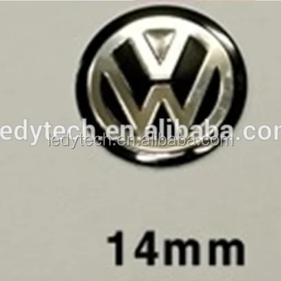 Wholesale car key black logo emblem VW car key logo badge emblem