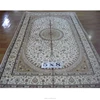 260line 5'x8' hand knotted silk carpet vintage beige persian handmade carpets and rugs living room