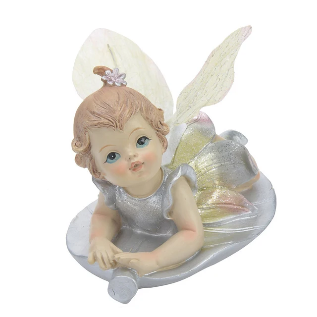 resin miniature cherub figurine fat baby angel doll statue