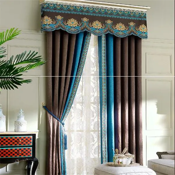 Linen Fabric Curtains Church Curtains And Curtain Rods In China