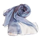 2019 fashion fancy design african muslim transparent chiffon silk scarf
