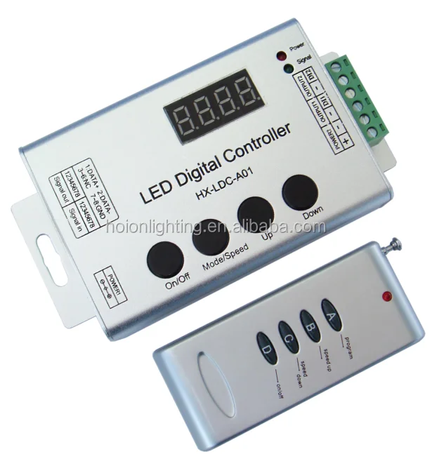 Светодио дный светодиодный цифровой контроллер hx-ldc-a01 ws2812b светодио дный светодиодный контроллер ws2811 rgb светодио дный светодиодные полосы 5050 контроллер