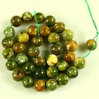 10mm round rainforest rhyolite loose semiprecious loose gemstone beads