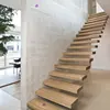 Modern Floating Stairs with stringer invisible