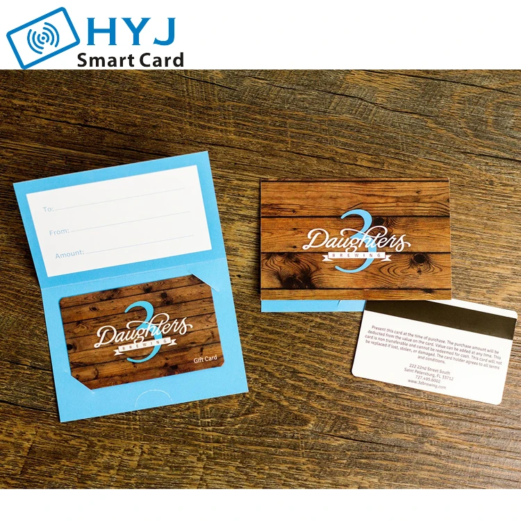 cr80 customized pvc gift loyalty barcode card with backer/holder