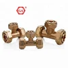 GA high quality pipe fitting brass reducing tee for pex pipe with factory price