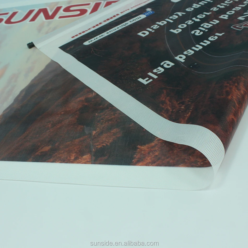 Logo Custom Hot Sale Digital Flex Mesh Banner Vinyl Printing With