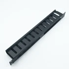 Factory Price Cable Organizer Metal 19"1U Cable Management With Cover