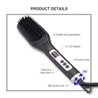 High Quality Customized LCD Display Hair Straightening Machine Ionic Brush