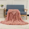 Luxury Faux Fur Double Sided Throw Blanket Long Hair Shaggy Thick Fleece Super Soft PV Plush Blanket