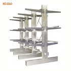 Hot dip galvanized heavy duty sheet metal storage cantilever racks