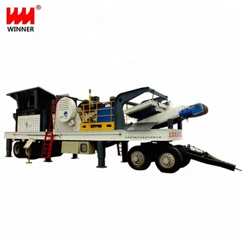 Low price widely used jaw crusher hard rock mobile crushing plant for sale