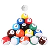 Hot Sale Retail 16 pcs/set Snookball Pool Ball Size 4 Playing Football Billiard Soccer