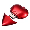 High Quality novelty 8 GB heart Shape USB Flash Memory Drive Keychain, wedding flash drive