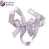 custom logo christmas gift box packing printed ribbon bow self adhesive ribbon bow