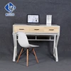 Z shape PC gaming wooden desktop office desk computer table