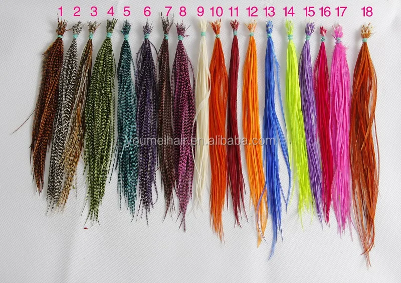 fashion natural colorful synthetic feathers