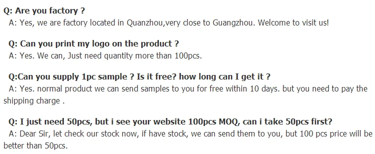 FAQ