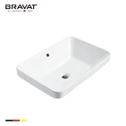 Ceramic Wash Basin Round Bowl/Round Basin/Square/Artistic Oval/Rectangle Bathroom Ceramic Wash Basin C22206W