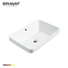Round Bowl/Round Basin/Square/Artistic Oval/Rectangle Bathroom Ceramic Wash Basin C22206W