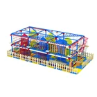 Commercial amusement park large kids indoor paradise indoor playground equipment rope course for sale