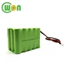 Customized Rechargeable aa Ni-MH Battery 18V NIMH AA Battery Pack 2000mAh with Wires