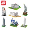 Wisehawk nanoblock architecture space shuttle plastic micro building block toys for kids