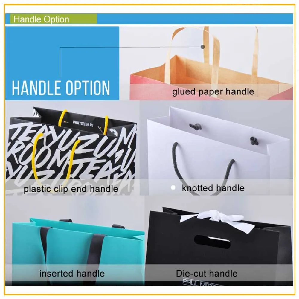 factory made reusable kraft paper gift bag