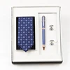 Wholesale products good quality custom silk men modern tie sets with pen & cufflinks