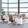 China factory supply furniture office workstation office table design for 4 people