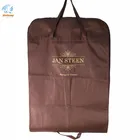 Custom Non Woven Foldable Suit Cover Garment Clothing Bags